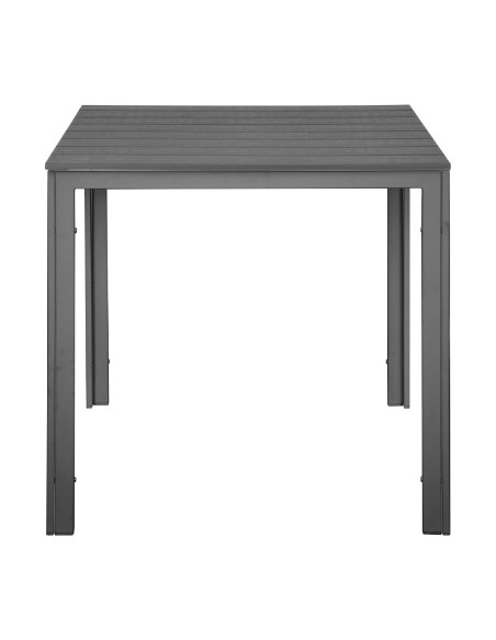 Table d'extérieur Bolero Valletta grise 780 mm - Résistante UV