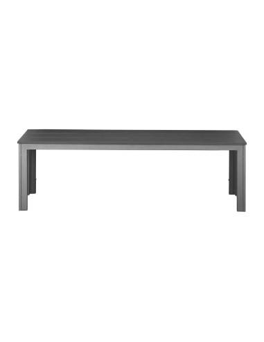 Bancs à lattes Bolero Valletta gris - lot de 2