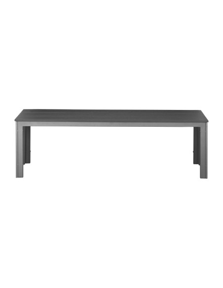 Bancs à lattes Bolero Valletta gris - lot de 2