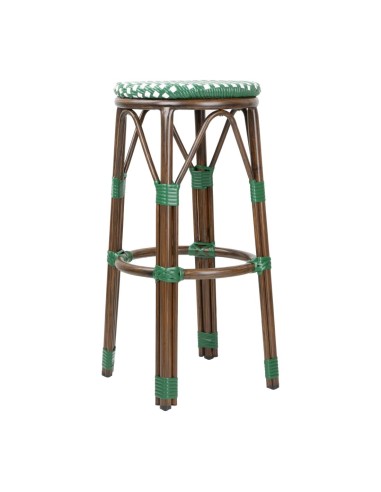 Tabourets de bar Bolero style parisien - lot de 2