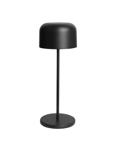 Lampe de table Olympia Lucca noire 300mm - rechargeable