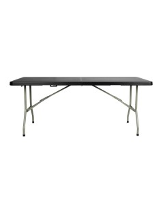 Table pliante Bolero noire 1,8 m - robuste et portable