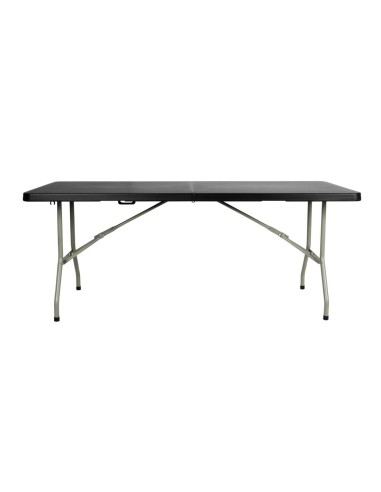 Table pliante Bolero noire 1,8 m - robuste et portable