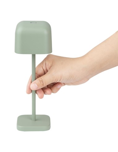 Lampe de table Olympia Lucca verte 200mm - Sans fil, rechargeable