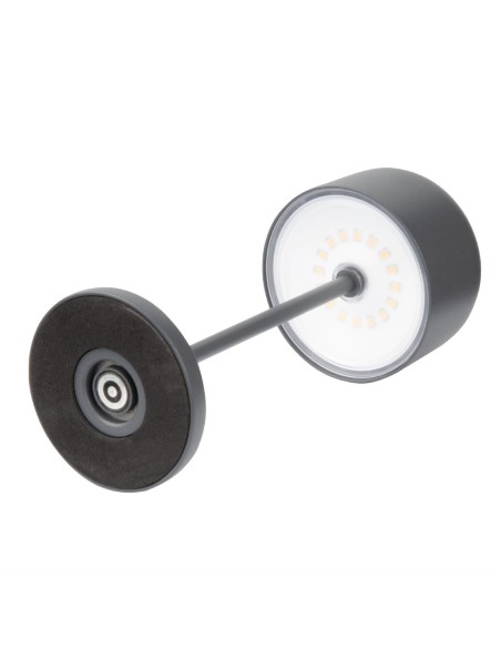 Lampe de table Olympia Lucca gris 200mm - rechargeable