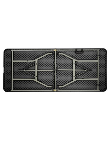 Table pliante Bolero noire 1,8 m - robuste et portable