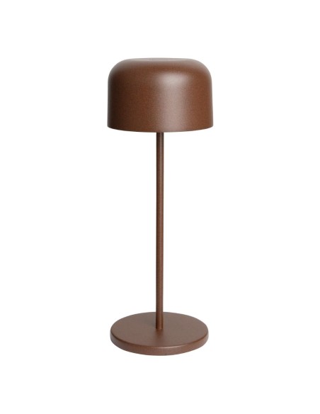 Lampe de table Olympia Lucca marron - rechargeable et sans fil