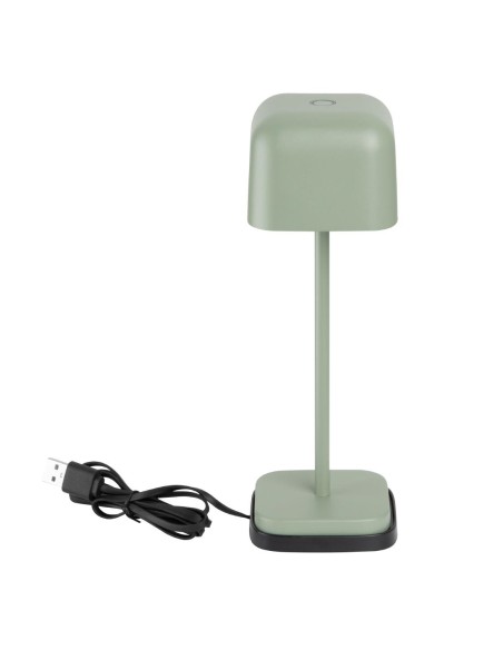 Lampe de table Olympia Lucca verte 200mm - Sans fil, rechargeable