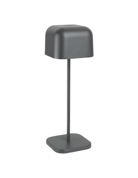 Lampe de table Olympia Lucca gris 300 mm - rechargeable