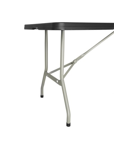 Table pliante Bolero noire 1,8 m - robuste et portable