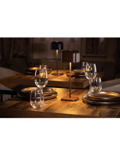 Lampe de table Olympia Lucca carrée 300mm - rechargeable 2