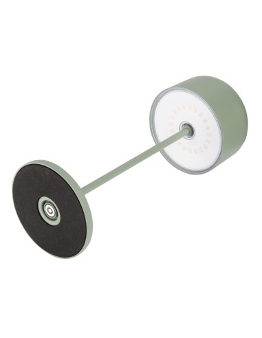 Lampe de table Olympia Lucca verte 300mm - rechargeable