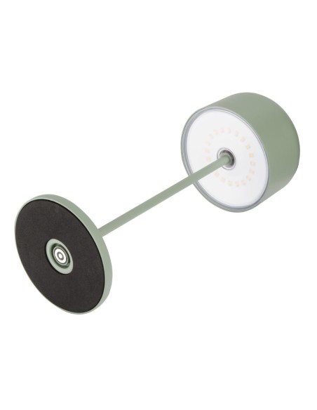 Lampe de table Olympia Lucca verte 300mm - rechargeable