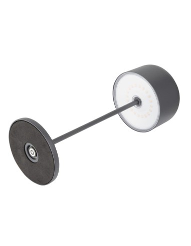 Lampe de table Olympia Lucca gris 300mm - rechargeable
