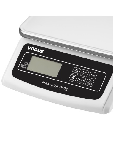 Balance électronique Vogue 15 kg - précision et hygiène
