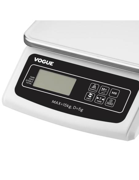 Balance électronique Vogue 15 kg - précision et hygiène