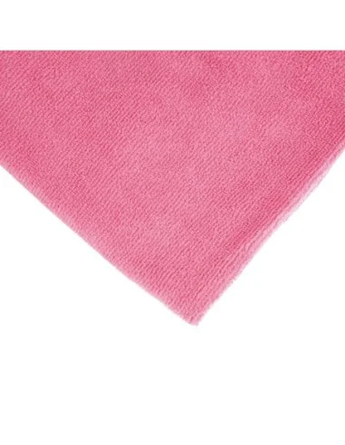 Chiffons microfibres Jantex rouges (Lot de 5)