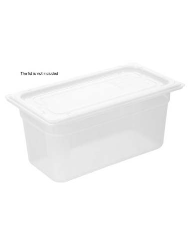 Bac Nisbets Essentials GN 1/3 150 mm - 5,3 L transparent