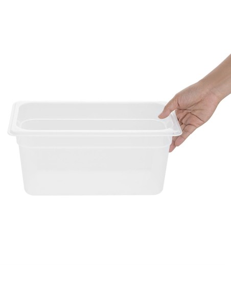 Bac Nisbets Essentials GN 1/3 150 mm - 5,3 L transparent