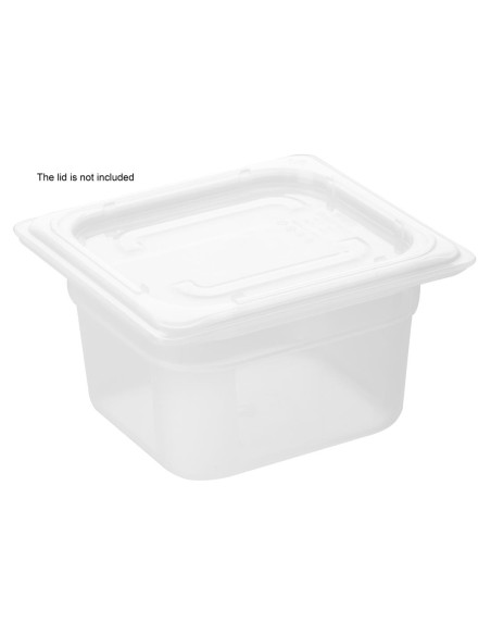 Bac Nisbets Essentials GN 1/6 100 mm - 1,5 L transparent