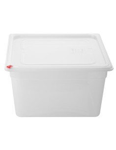 Bacs PP Hygiplas Click GN 2/3 16,1L - lot de 4 avec clips HACCP