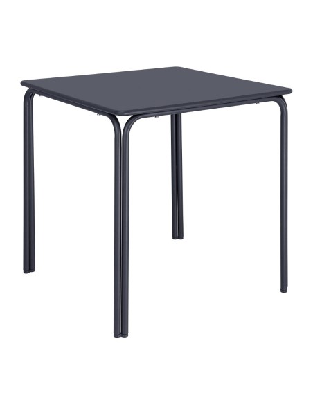 Table carrée Bolero Adeline 700mm bleu ardoise - 125kg