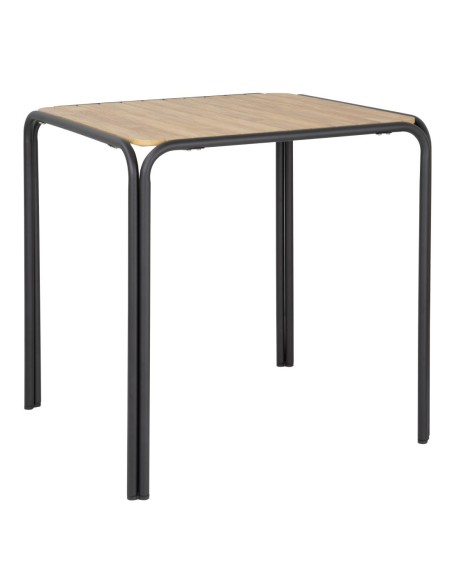 Table carrée Bolero Santorini 700 mm - Polywood & acier