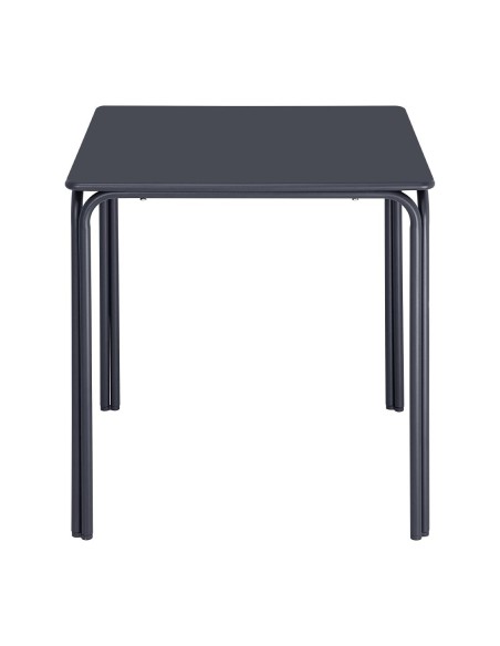 Table carrée Bolero Adeline 700mm bleu ardoise - 125kg