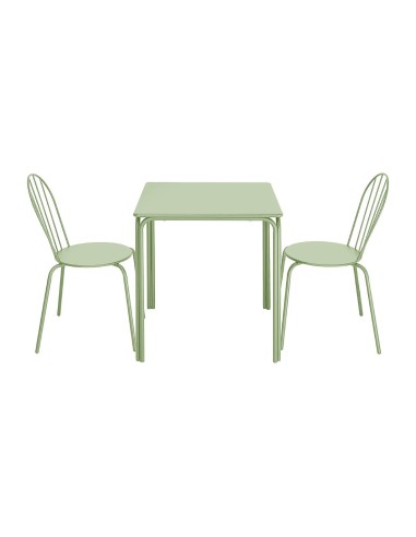 Table carrée Bolero Adeline 700 mm vert clair - CHR