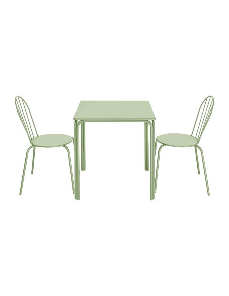 Table carrée Bolero Adeline 700 mm vert clair - CHR