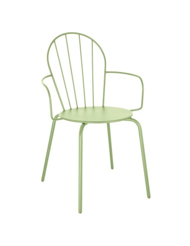 Fauteuils Bolero Adeline vert clair - lot de 4