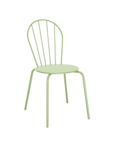 Chaises Bolero Adeline vert clair - lot de 4, empilables