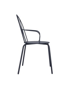 Fauteuils Bolero Adeline bleu ardoise - lot de 4 2
