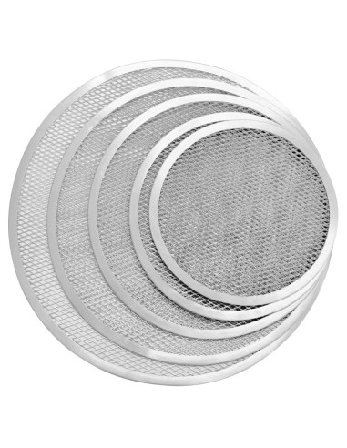 Grille à pizza aluminium Vogue 405 mm - cuisson uniforme
