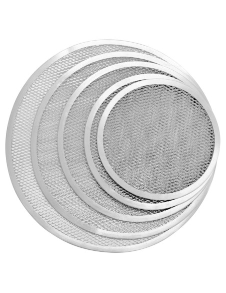 Grille à pizza aluminium Vogue 405 mm - cuisson uniforme