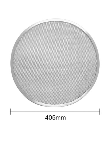 Grille à pizza aluminium Vogue 405 mm - cuisson uniforme