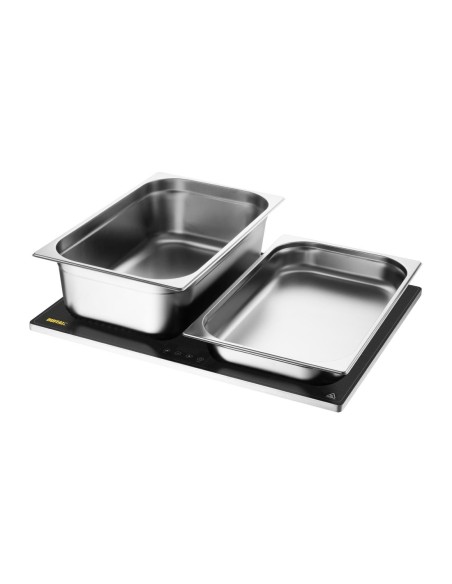 Plateau chauffant Buffalo GN 2/1 - 500W, design mince