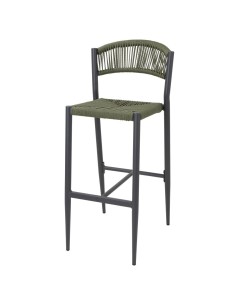 Tabourets bar extérieur Bolero Eden verts - lot de 2