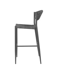 Tabourets bar extérieur Bolero Eden anthracite - lot de 2 2