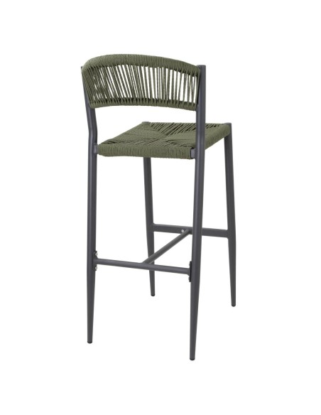 Tabourets bar extérieur Bolero Eden verts - lot de 2
