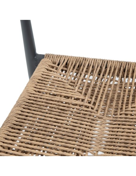 Fauteuils d'extérieur rotin PE Bolero Eden - lot de 4