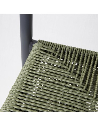 Tabourets bar extérieur Bolero Eden verts - lot de 2