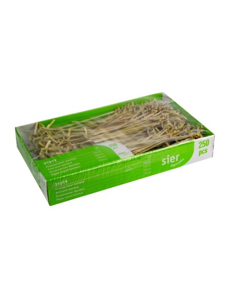 Piques nœuds bambou 150mm - Lot de 250 Sier Disposables