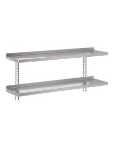 Étagère 2 niveaux Gastro-M inox 1000x400 mm - 50 kg