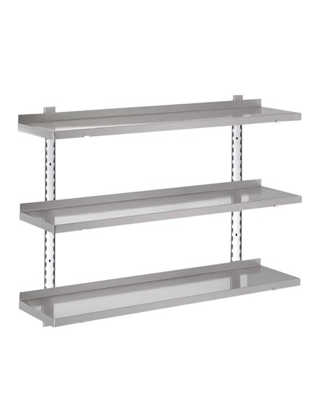 Étagère 3 niveaux Gastro-M inox 1000x400 mm