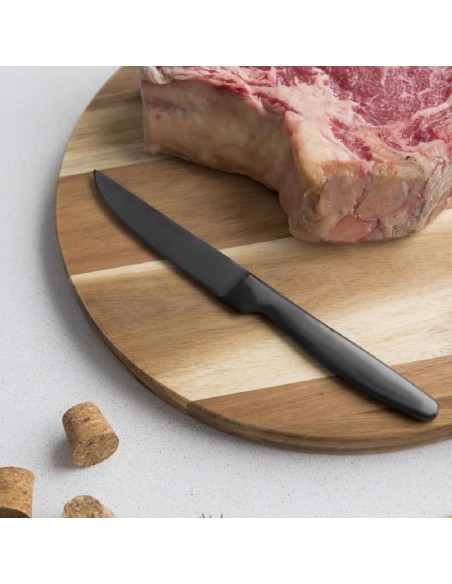 Couteaux à steak Comas Boj gris 22,1 cm - Boîte de 6