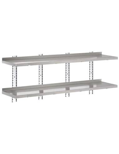 Étagère complète 2 niveaux Gastro-M 1800x400x35mm