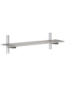 Étagère complète 1 niveau Gastro-M 1200x400x20 mm - Inox