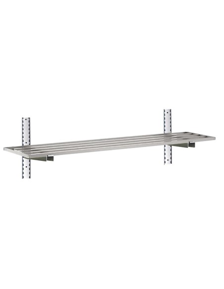 Étagère complète 1 niveau Gastro-M 1200x400x20 mm - Inox