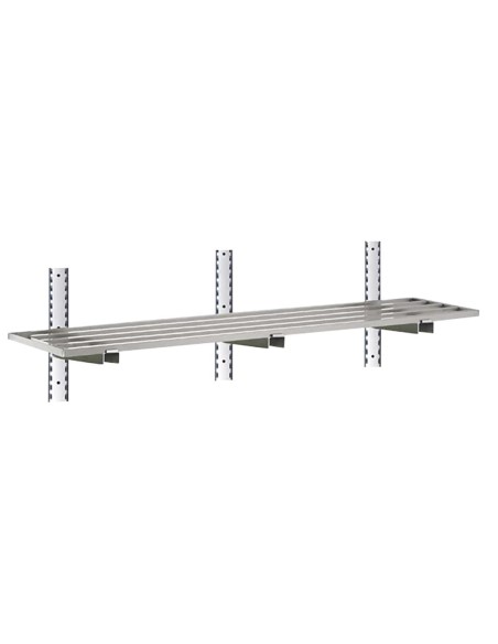 Étagère complète 1 niveau Gastro-M 1600x400 mm - Inox